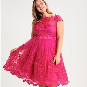 Chi Chi London Raspberry Party Dress